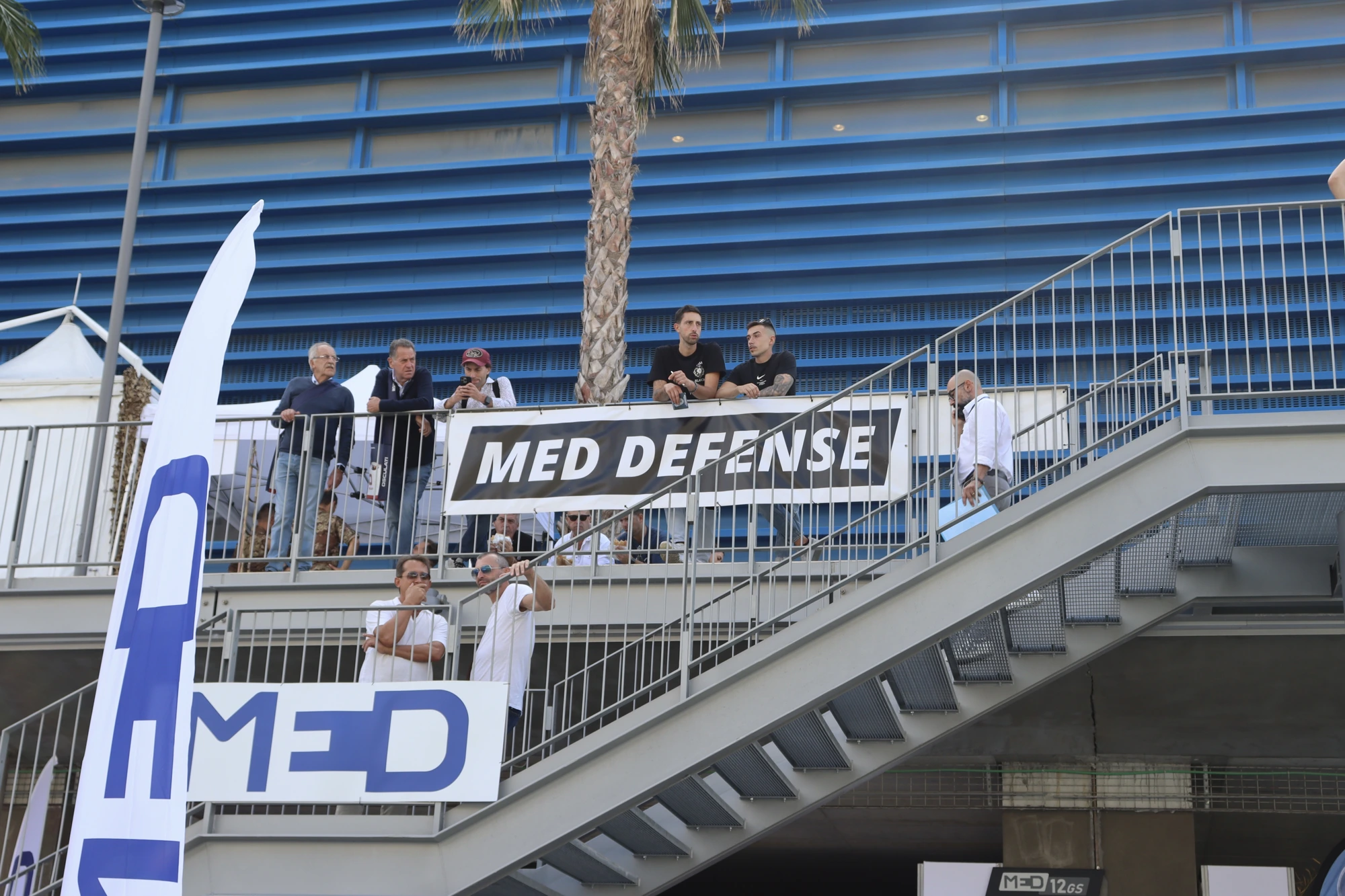 Il team MED RHIB allo stand